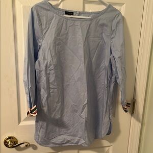 Talbots Light Blue Long Sleeve Blouse